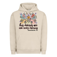 Pigment French Oak his mercies are new every morning Urban Hoodie - MaliasSmallBusiness