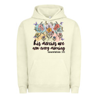 Pigment Pistachio his mercies are new every morning Urban Hoodie - MaliasSmallBusiness