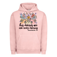 Pigment Salmon his mercies are new every morning Urban Hoodie - MaliasSmallBusiness