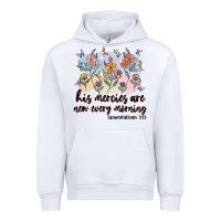 White his mercies are new every morning Urban Hoodie - MaliasSmallBusiness