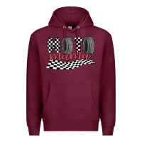Burgundy moto mama Premium Hoodie - MaliasSmallBusiness