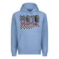 Colony Blue moto mama Premium Hoodie - MaliasSmallBusiness