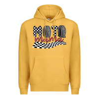 Mustard moto mama Premium Hoodie - MaliasSmallBusiness