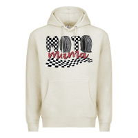 Oatmeal Heather moto mama Premium Hoodie - MaliasSmallBusiness