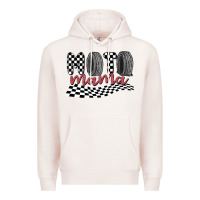 Pale Pink moto mama Premium Hoodie - MaliasSmallBusiness