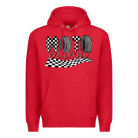 Red moto mama Premium Hoodie - MaliasSmallBusiness