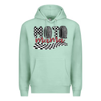 Seafoam moto mama Premium Hoodie - MaliasSmallBusiness