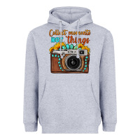 Heather Grey collect moments not things sunflower gemstone vintage camera Heavyweight Hoodie - FaDigitalArtStudio