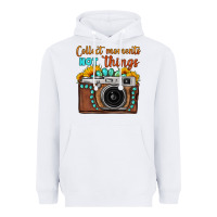 White collect moments not things sunflower gemstone vintage camera Heavyweight Hoodie - FaDigitalArtStudio