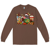 Chestnut Christmas coffee cups with Pitbull Long Sleeve Tee - RanaPortraitStore