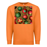 Carrot christmas ornaments and leopard seamless pattern Premium Sweatshirt - BundleAndBundleShop