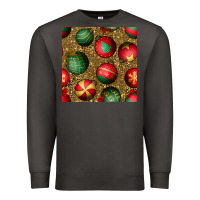 Smoke christmas ornaments and leopard seamless pattern Premium Sweatshirt - BundleAndBundleShop