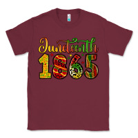 Burgundy juneteenth 1865 Classic Tee - Zillion Design Studio