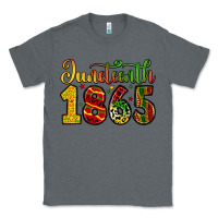 Charcoal Heather juneteenth 1865 Classic Tee - Zillion Design Studio