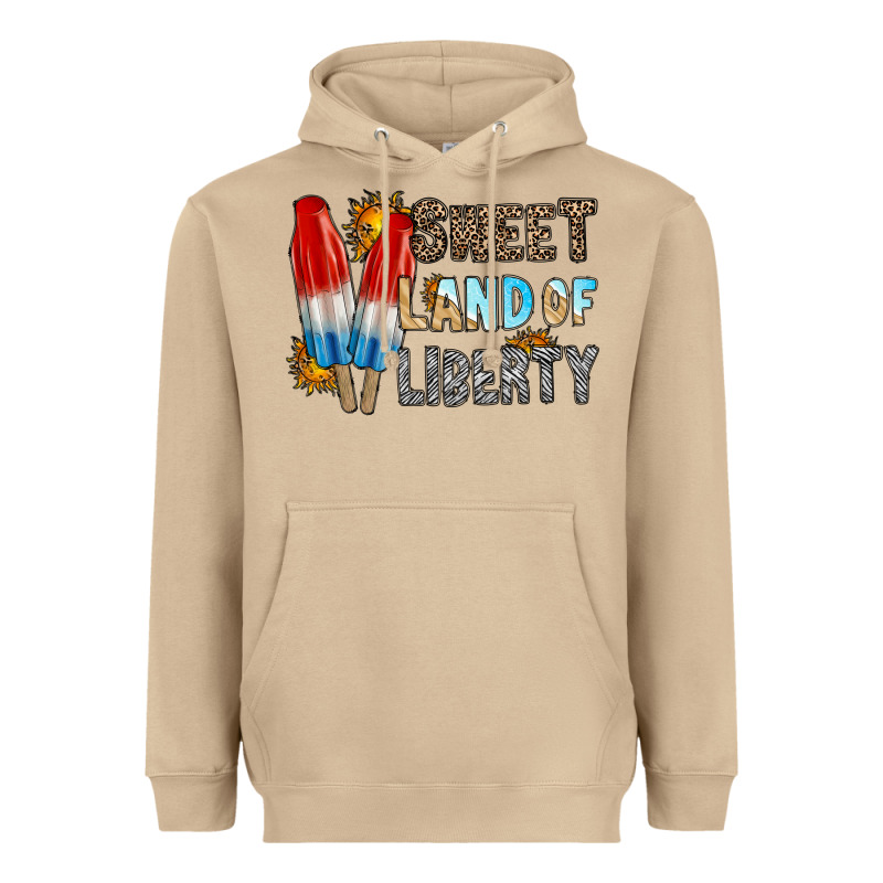Sweet Land Of Liberty Heavyweight Hoodie by RacoonDesign | Teevron