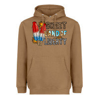 Toasted Coconut sweet land of liberty Heavyweight Hoodie - RacoonDesign