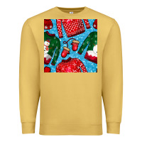 Antique Gold christmas clothes seamless pattern Premium Sweatshirt - BundleAndBundleShop