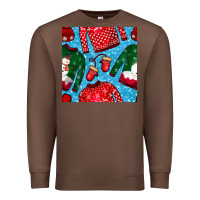 Chestnut christmas clothes seamless pattern Premium Sweatshirt - BundleAndBundleShop