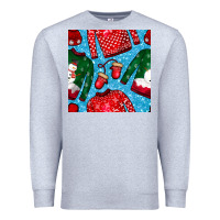 Heather Grey christmas clothes seamless pattern Premium Sweatshirt - BundleAndBundleShop