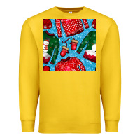 Lemon christmas clothes seamless pattern Premium Sweatshirt - BundleAndBundleShop