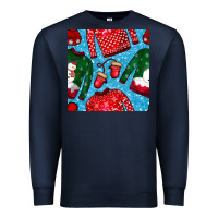 Navy christmas clothes seamless pattern Premium Sweatshirt - BundleAndBundleShop