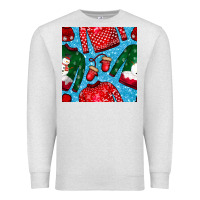 Oatmeal Heather christmas clothes seamless pattern Premium Sweatshirt - BundleAndBundleShop