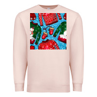 Pale Pink christmas clothes seamless pattern Premium Sweatshirt - BundleAndBundleShop