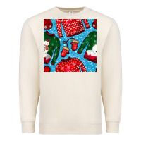 Sandshell christmas clothes seamless pattern Premium Sweatshirt - BundleAndBundleShop