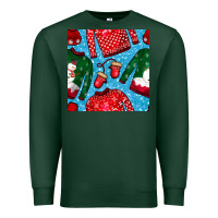 Sports Green christmas clothes seamless pattern Premium Sweatshirt - BundleAndBundleShop