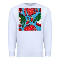 White christmas clothes seamless pattern Premium Sweatshirt - BundleAndBundleShop