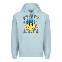 Blue Mist down right amazing Premium Hoodie - MaliasSmallBusiness