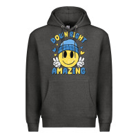 Charcoal Heather down right amazing Premium Hoodie - MaliasSmallBusiness
