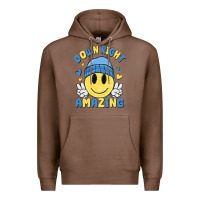 Chestnut down right amazing Premium Hoodie - MaliasSmallBusiness