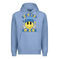 Colony Blue down right amazing Premium Hoodie - MaliasSmallBusiness