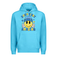 Ocean Blue down right amazing Premium Hoodie - MaliasSmallBusiness
