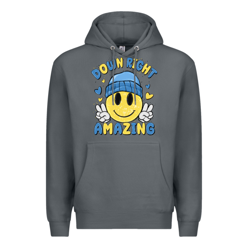Down Right Amazing Premium Hoodie by MaliasSmallBusiness | Teevron