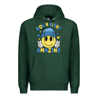 Sports Green down right amazing Premium Hoodie - MaliasSmallBusiness
