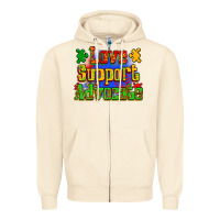 Sandshell love support advocate Zipper Hoodie - Zillion Design Studio