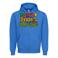 True Royal love support advocate Zipper Hoodie - Zillion Design Studio