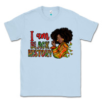 Dusty Blue i am black history Classic Tee - Zillion Design Studio