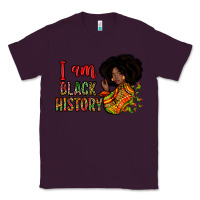 Plum i am black history Classic Tee - Zillion Design Studio