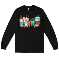 Black golden retriever dog coffee cups Long Sleeve Tee - texasbilliewilder