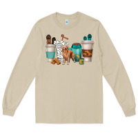 Mushroom golden retriever dog coffee cups Long Sleeve Tee - texasbilliewilder