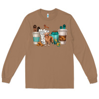 Toasted Coconut golden retriever dog coffee cups Long Sleeve Tee - texasbilliewilder