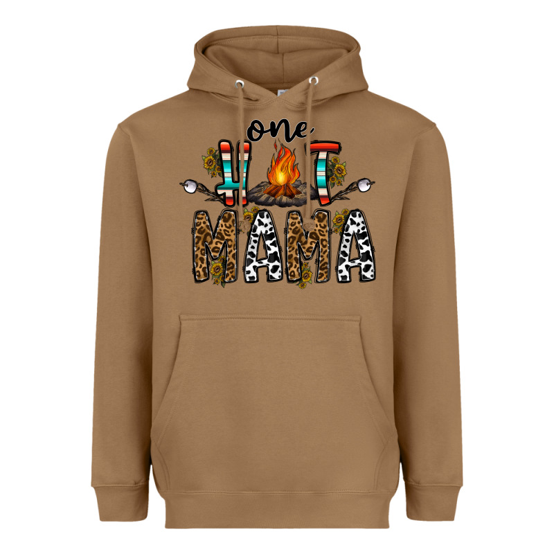 One Hot Mama Heavyweight Hoodie by CowhideDigitalArt | Teevron