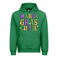 Emerald mardi gras cutie Urban Hoodie - MaliasSmallBusiness