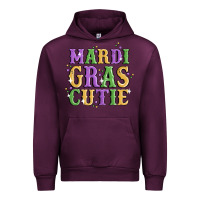 Mauve Wine mardi gras cutie Urban Hoodie - MaliasSmallBusiness