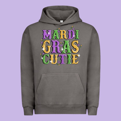 Mardi Gras Cutie Urban Hoodie Designed By Maliassmallbusiness