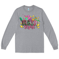 Heather Grey hair stylist Long Sleeve Tee - texasbilliewilder