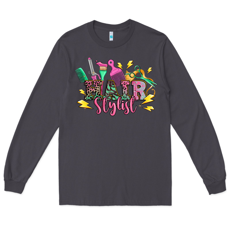 Hair Stylist Long Sleeve Tee by texasbilliewilder | Teevron